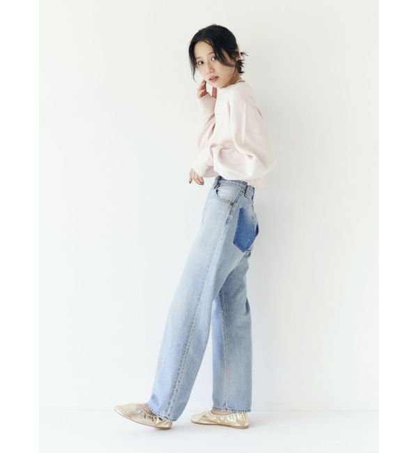 Ungrid「FAITH MILLS別注ヘンリーネックショートロングスリーブTee」|Tシャツ・カットソー|