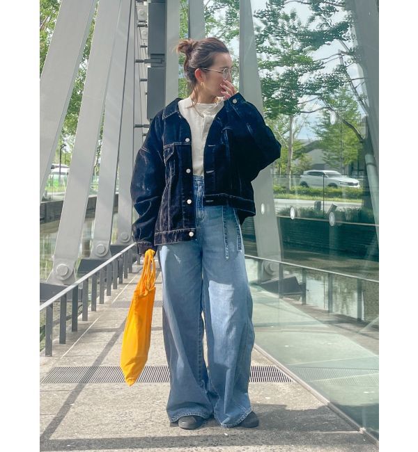 Ungrid「FAITH MILLS別注ヘンリーネックショートロングスリーブTee」|Tシャツ・カットソー|