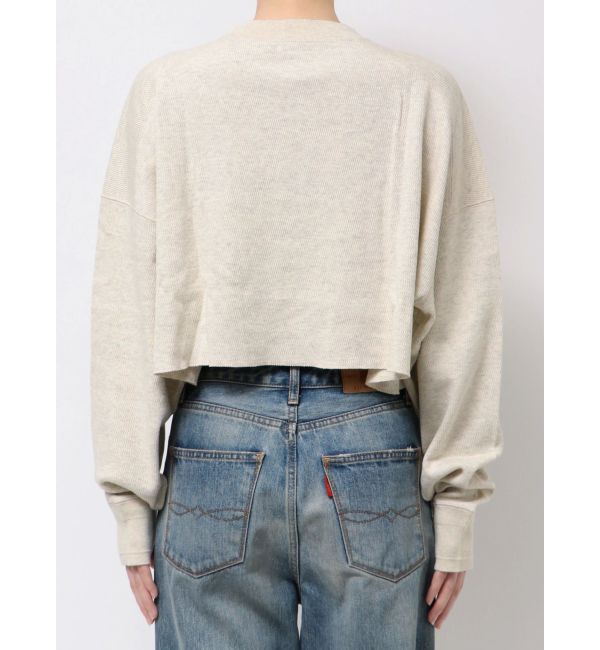 Ungrid「FAITH MILLS別注ヘンリーネックショートロングスリーブTee」|Tシャツ・カットソー|