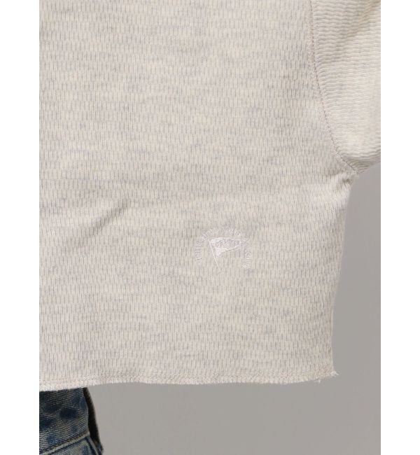 Ungrid「FAITH MILLS別注ヘンリーネックショートロングスリーブTee」|Tシャツ・カットソー|