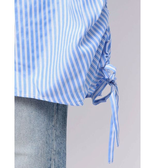 Ungrid「ギャザーデザインルーズシャツ」|シャツ・ブラウス|