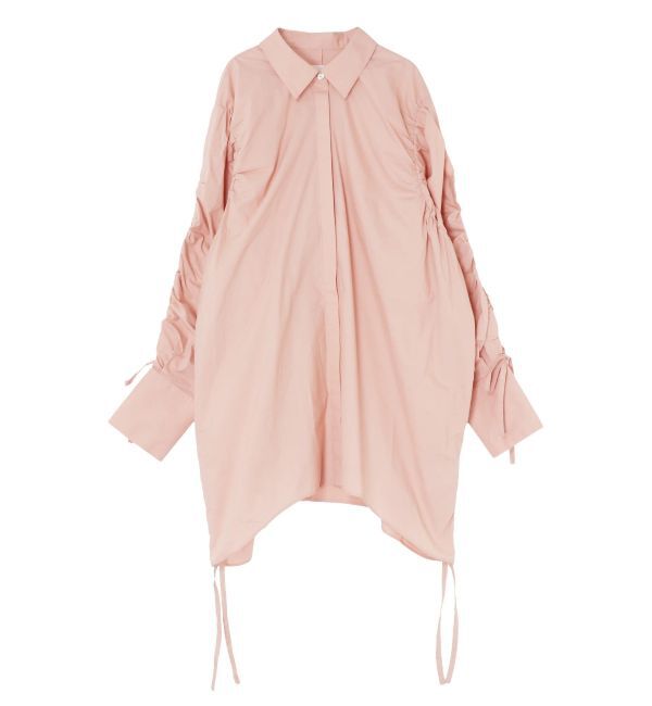 Ungrid「ギャザーデザインルーズシャツ」|シャツ・ブラウス|