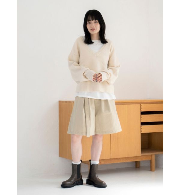Ungrid「ラムウールVネックニット」|ニット・セーター|