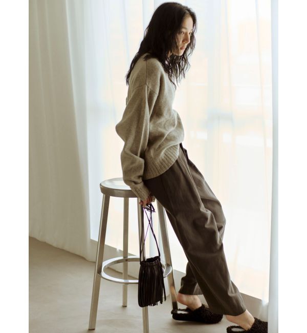 Ungrid「ラムウールVネックニット」|ニット・セーター|