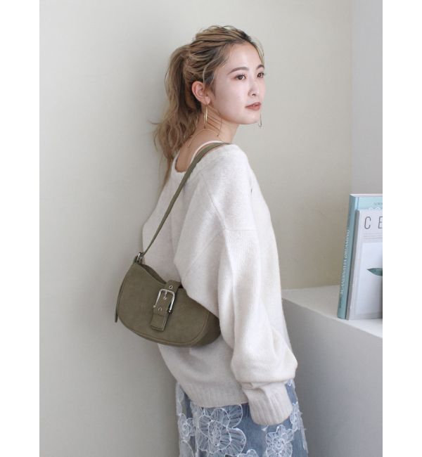 Ungrid「ラムウールVネックニット」|ニット・セーター|