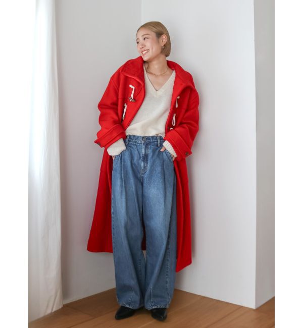 Ungrid「ラムウールVネックニット」|ニット・セーター|