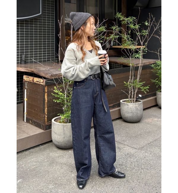 Ungrid「ラムウールVネックニット」|ニット・セーター|