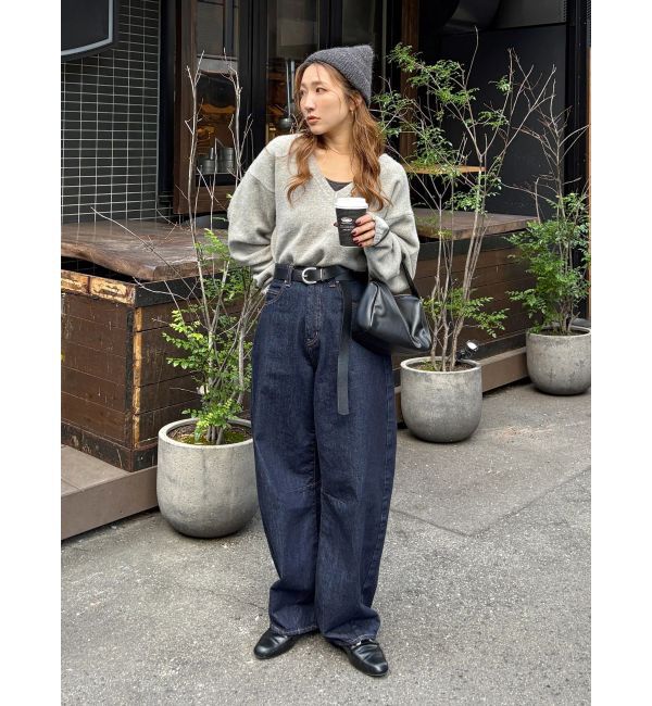 Ungrid「ラムウールVネックニット」|ニット・セーター|