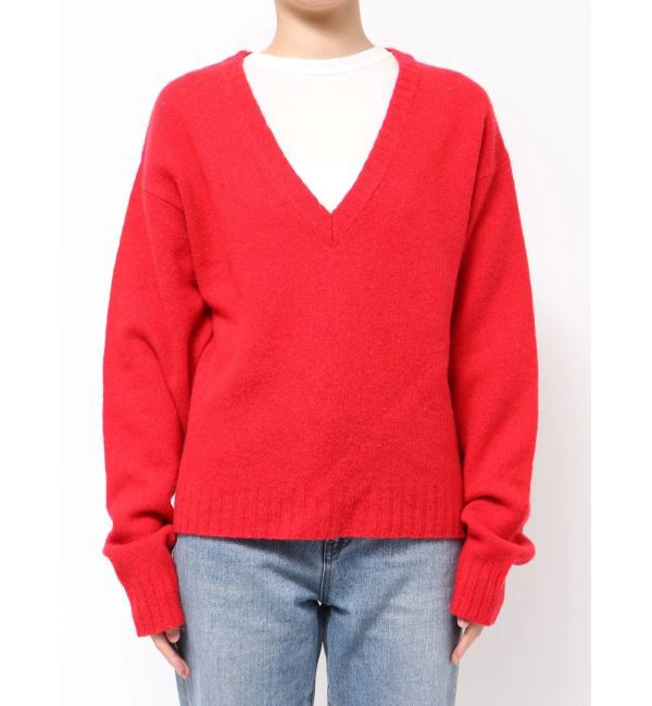 Ungrid「ラムウールVネックニット」|ニット・セーター|