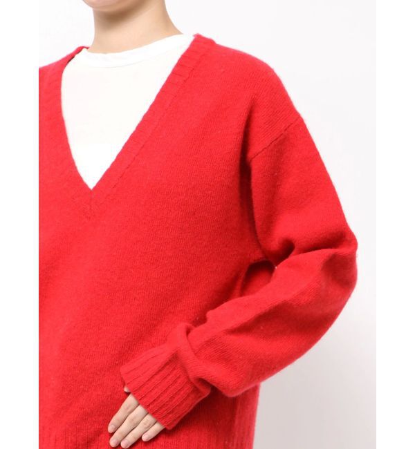 Ungrid「ラムウールVネックニット」|ニット・セーター|