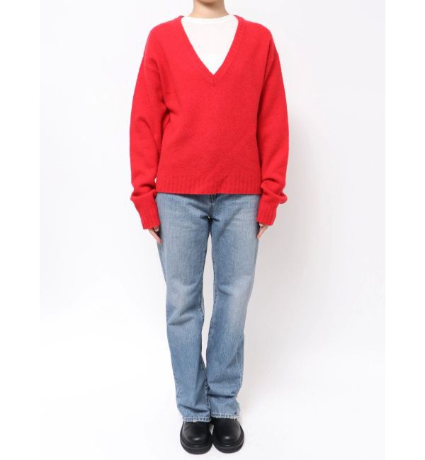 Ungrid「ラムウールVネックニット」|ニット・セーター|