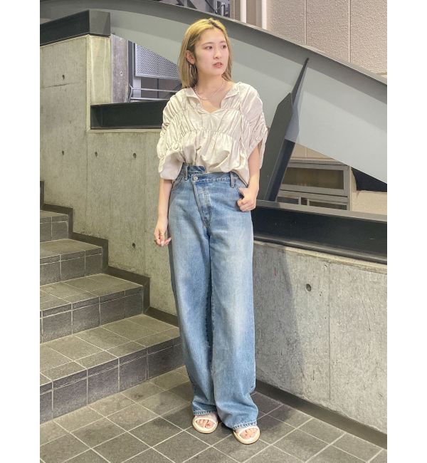 Ungrid「リメイクデザインルーズデニム」|デニム|