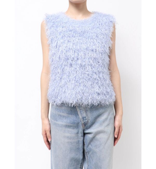 Ungrid「フェザーヤーンニットベスト」|ニット・セーター|