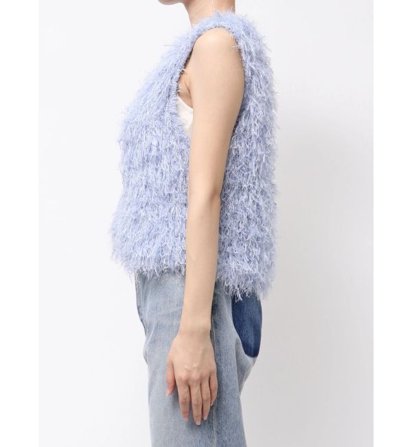 Ungrid「フェザーヤーンニットベスト」|ニット・セーター|