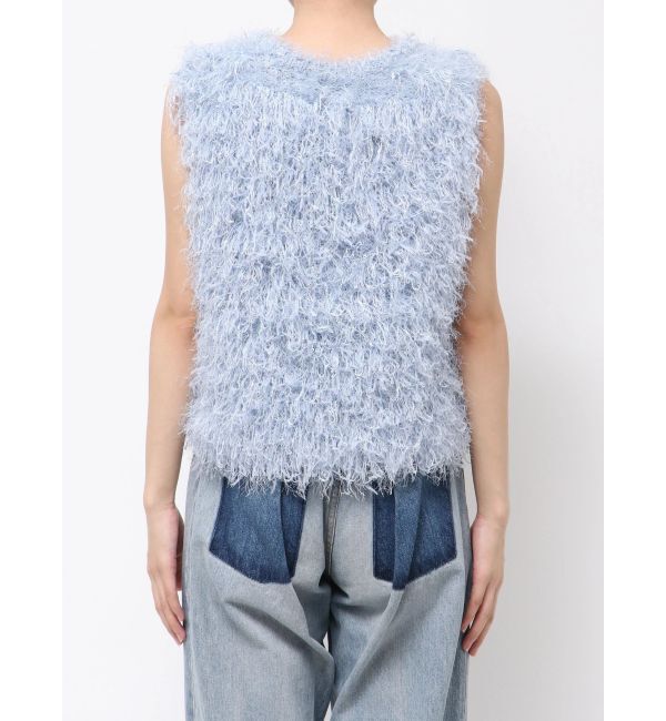 Ungrid「フェザーヤーンニットベスト」|ニット・セーター|