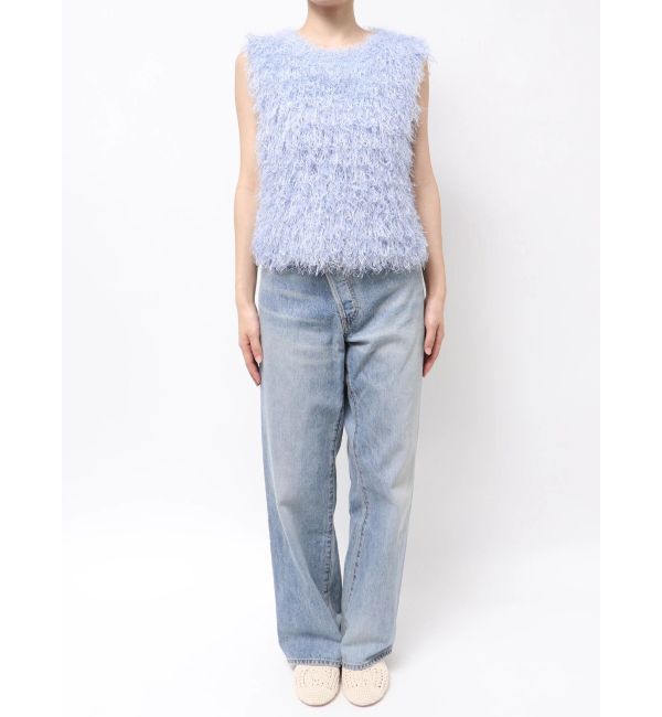 Ungrid「フェザーヤーンニットベスト」|ニット・セーター|