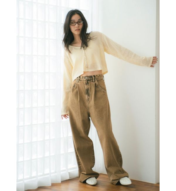 Ungrid「ブリーチルーズデニム」|デニム|