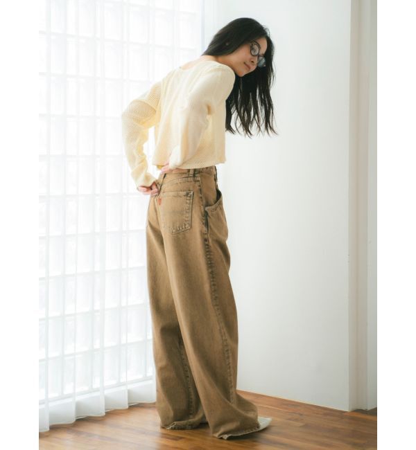 Ungrid「ブリーチルーズデニム」|デニム|