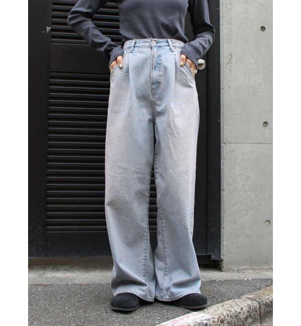 Ungrid「ブリーチルーズデニム」|デニム|