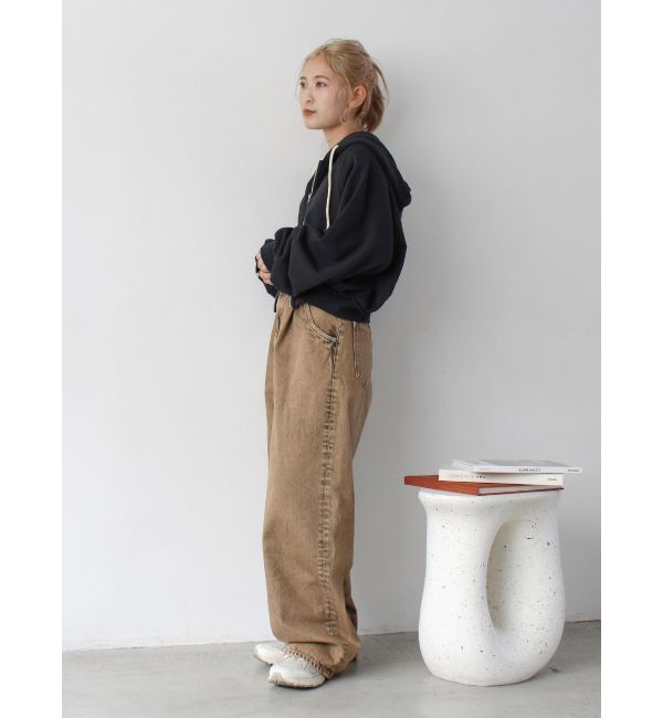 Ungrid「ブリーチルーズデニム」|デニム|