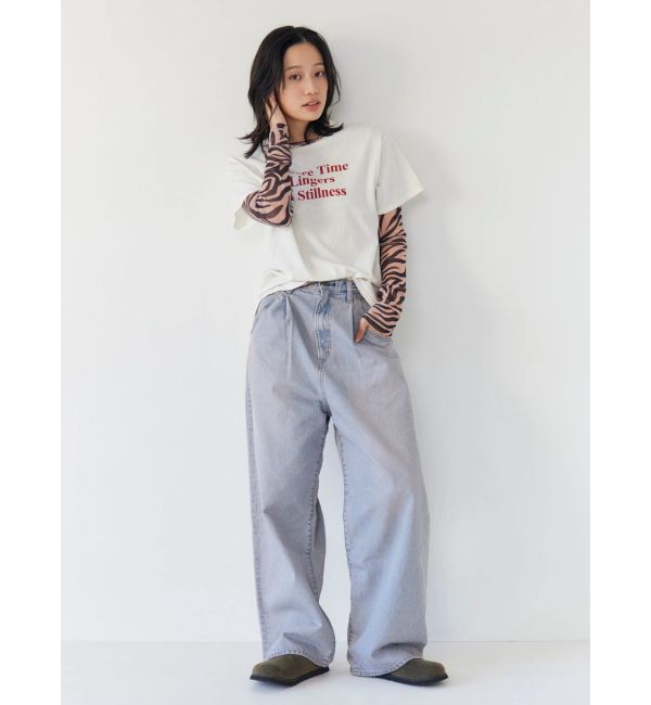 Ungrid「ブリーチルーズデニム」|デニム|