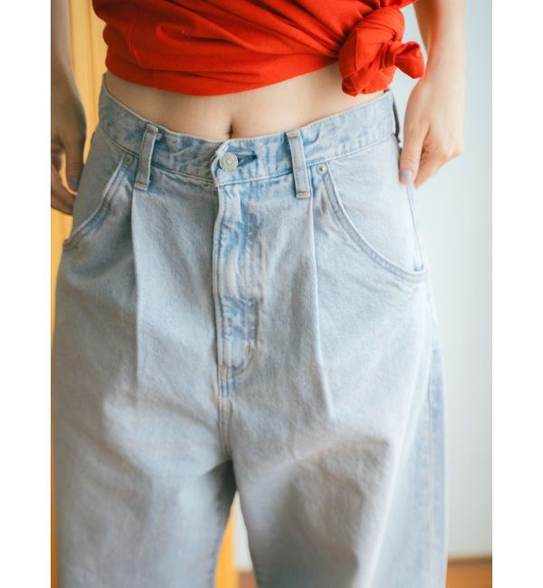 Ungrid「ブリーチルーズデニム」|デニム|