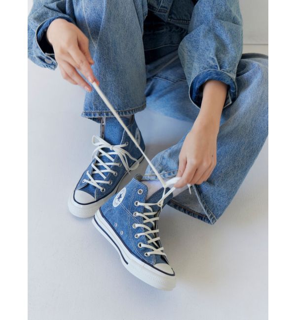 Ungrid「CONVERSEコラボデニムALL STAR AGED HI / UG15TH」|スニーカー|