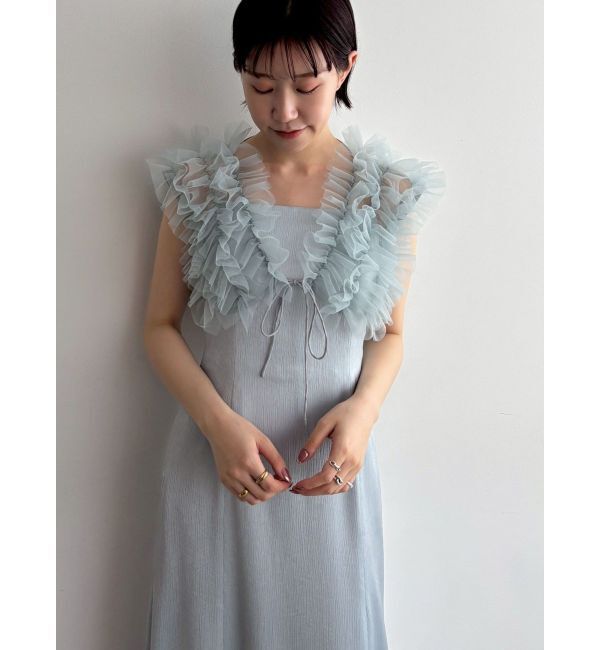 LAGUNAMOON「LADYノースリーブボレロキャミワンピース」|ワンピース|