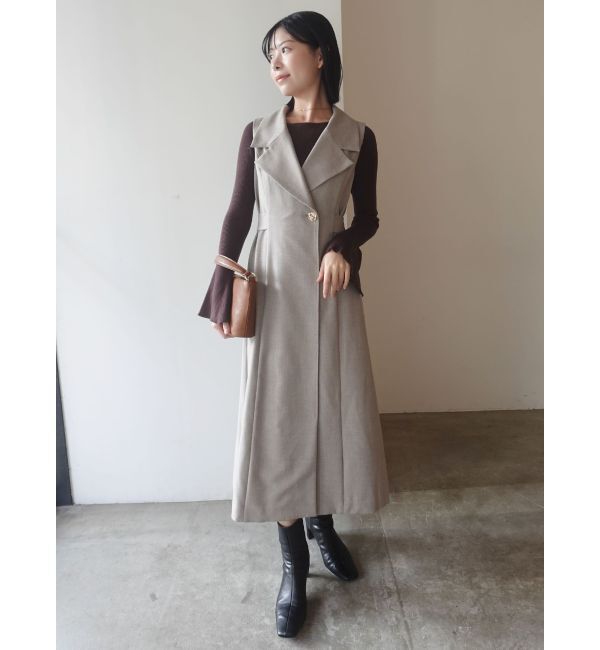 LAGUNAMOON「メタルボタンテーラードジャンパースカート」|ワンピース|