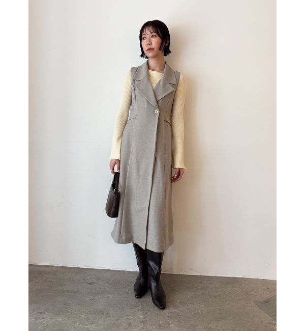 LAGUNAMOON「メタルボタンテーラードジャンパースカート」|ワンピース|