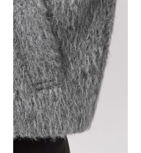 LAGUNAMOON「フェイクフェザーワイドカラーショートコート」|その他|