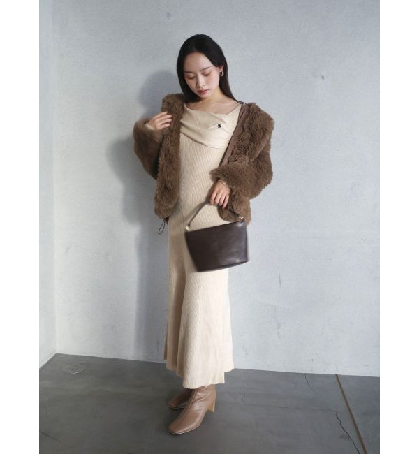 LAGUNAMOON「【POLO BCSコラボ】オフショルチョーカーニットワンピース」|ワンピース|