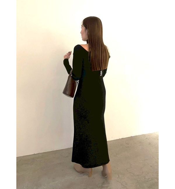 LAGUNAMOON「【POLO BCSコラボ】オフショルチョーカーニットワンピース」|ワンピース|