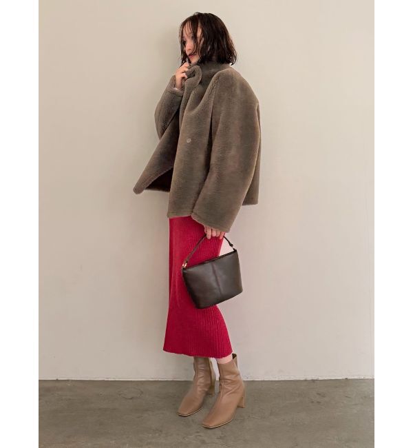 LAGUNAMOON「ラメブレンドレースカフスニットワンピース」|ワンピース|