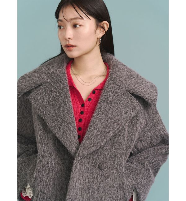 LAGUNAMOON「ラメブレンドレースカフスニットワンピース」|ワンピース|