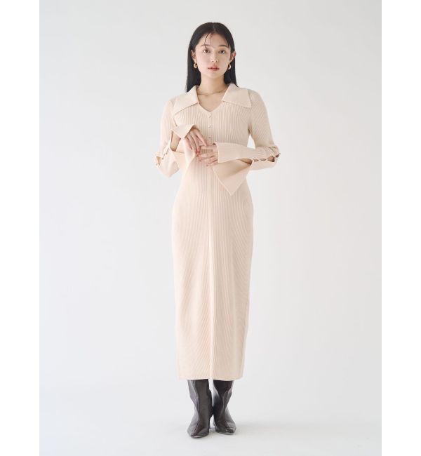 LAGUNAMOON「ビックカラーメタルボタンワンピース」|ワンピース|