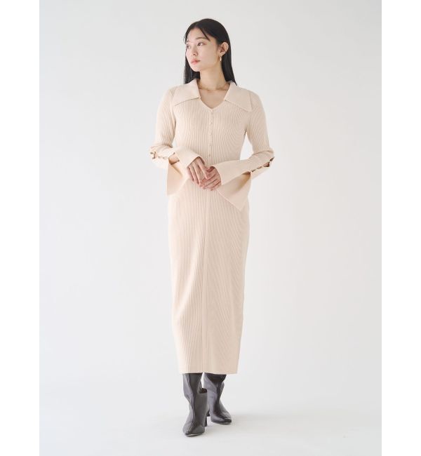 LAGUNAMOON「ビックカラーメタルボタンワンピース」|ワンピース|