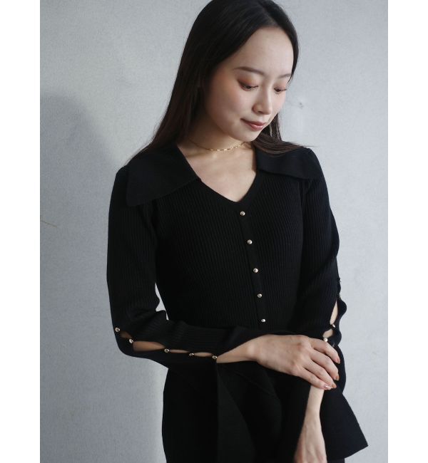 LAGUNAMOON「ビックカラーメタルボタンワンピース」|ワンピース|