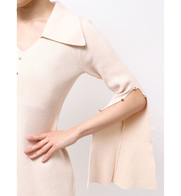 LAGUNAMOON「ビックカラーメタルボタンワンピース」|ワンピース|