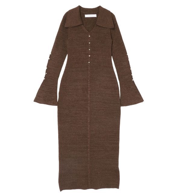 LAGUNAMOON「ビックカラーメタルボタンワンピース」|ワンピース|