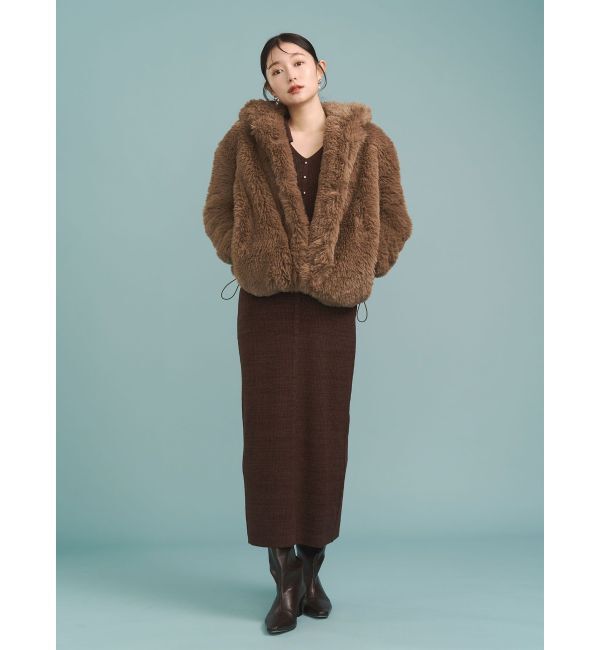 LAGUNAMOON「ビックカラーメタルボタンワンピース」|ワンピース|