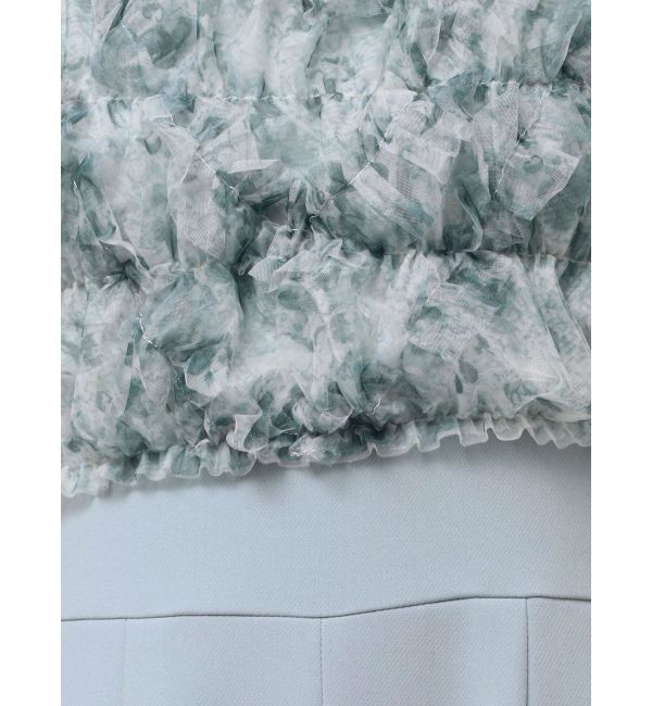 LAGUNAMOON「LADYチュールオフショルパンツドレス」|ドレス|