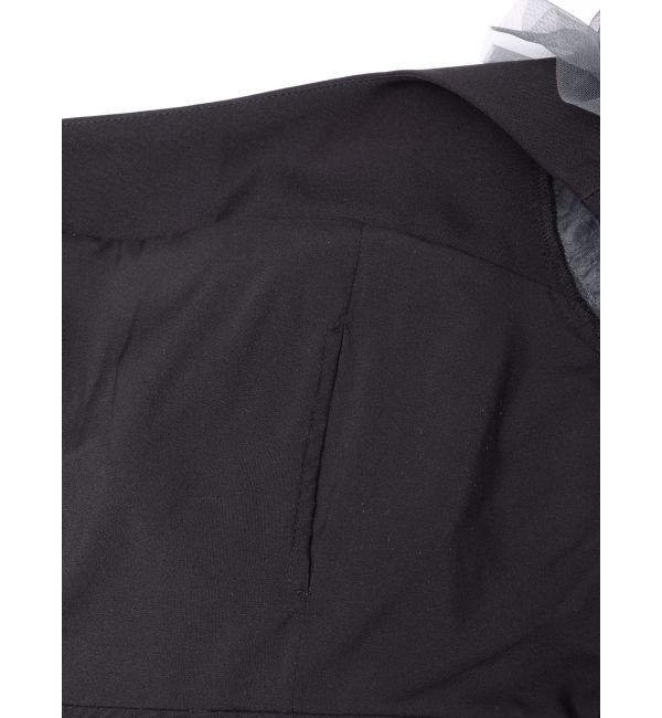 LAGUNAMOON「【ソンイさんコラボ】LADYチュールショルダーパンツドレス」|ドレス|