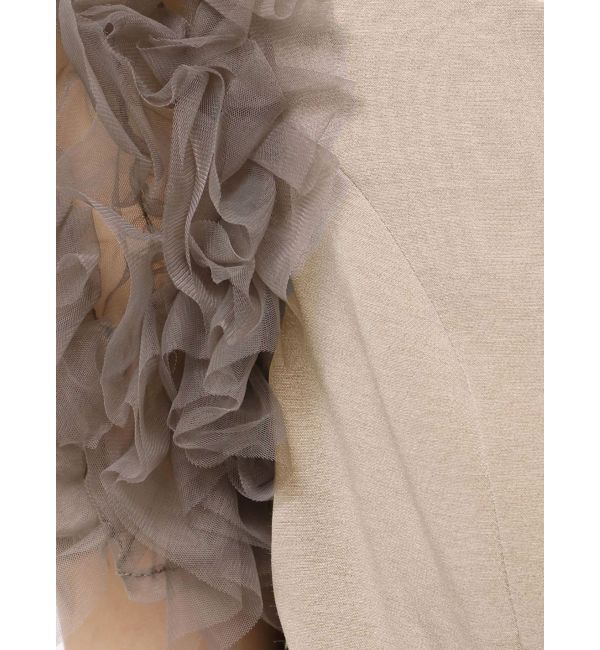 LAGUNAMOON「【ソンイさんコラボ】LADYチュールショルダーパンツドレス」|ドレス|