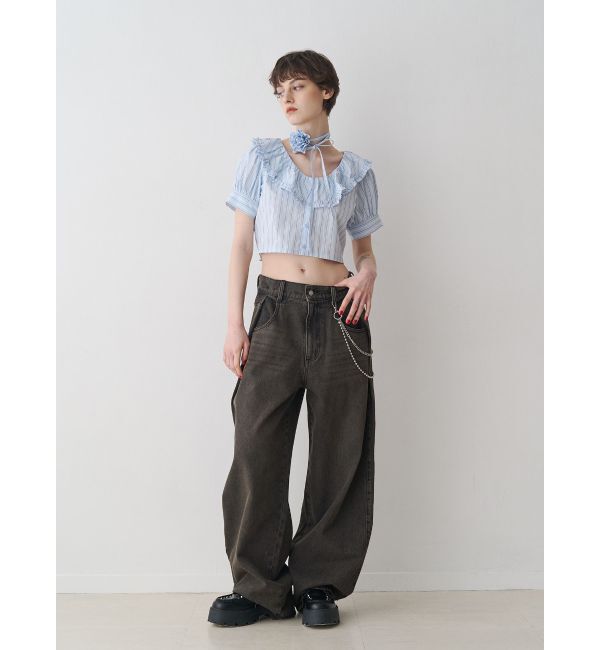 jouetie「ルーズデニムパンツ」|デニム|