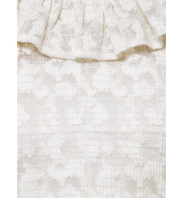 merry jenny「ラメレースフリルカラーtops」|シャツ・ブラウス|