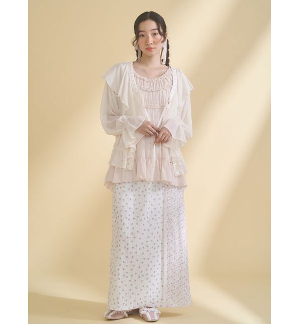 merry jenny「シアーギャザーチュニック」|シャツ・ブラウス|