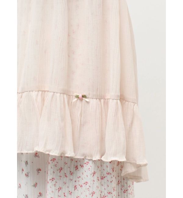 merry jenny「シアーギャザーチュニック」|シャツ・ブラウス|