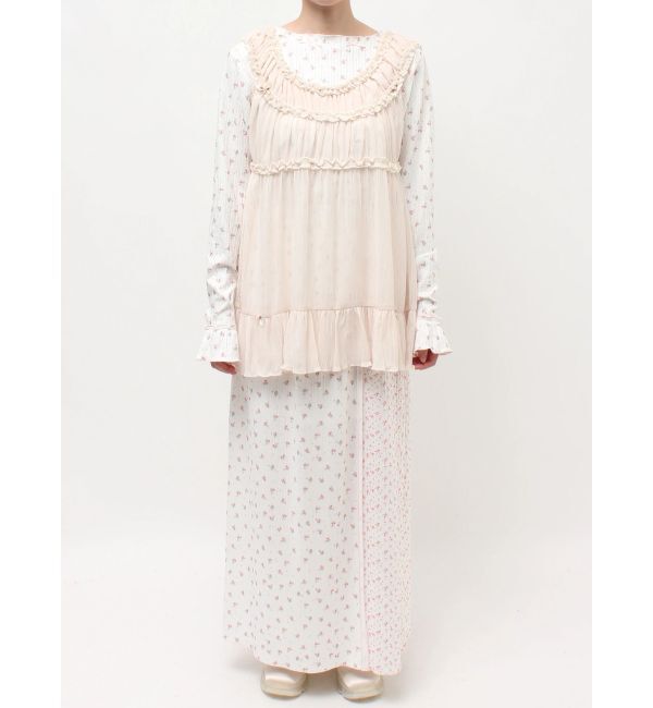 merry jenny「シアーギャザーチュニック」|シャツ・ブラウス|