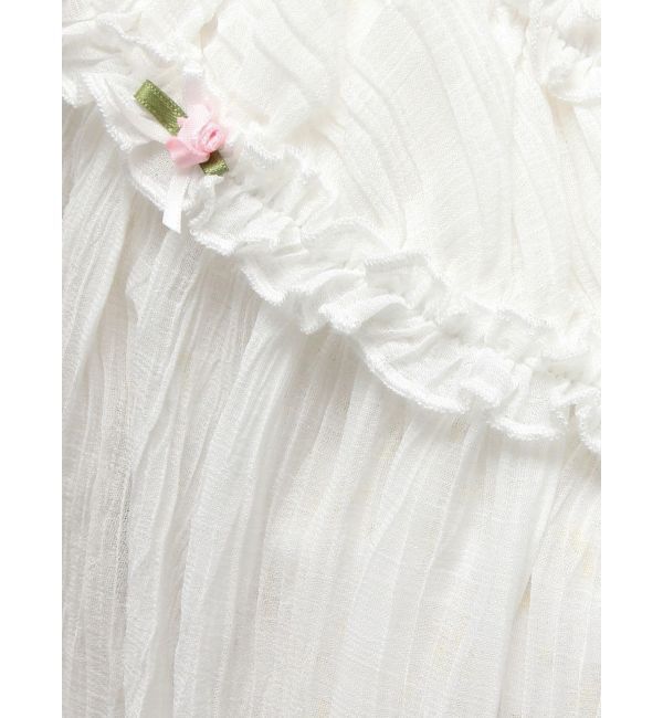 merry jenny「シアーギャザーチュニック」|シャツ・ブラウス|